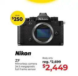 Gosselin Photo Nikon ZF offer