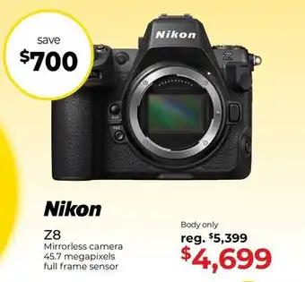 Gosselin Photo Nikon Z8 Mirrorless camera 45 offer
