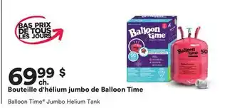 Michaels Bouteille d'hélium jumbo de Balloon Time offer