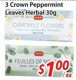 Bestco Food Mart 3 Crown peppermint leaves herbal offer