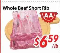 Bestco Food Mart Whole Beef Short Rib offer