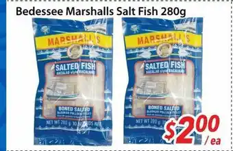 Bestco Food Mart Bedessee marshalls salt fish offer
