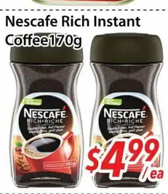 Bestco Food Mart Nescafe Rich Instant Coffee offer