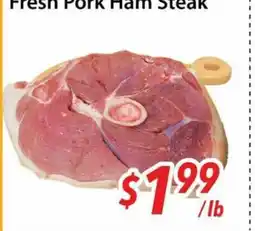 Bestco Food Mart Fresh pork ham steak offer