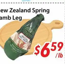 Bestco Food Mart New Zealand Spring Lamb Leg offer