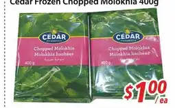 Bestco Food Mart Cedar frozen chopped mololkhia offer