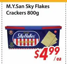 Bestco Food Mart M.Y.San sky flakes crackers offer