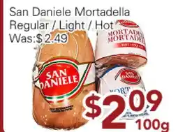 Ample Food Market San Daniele Mortadella offer