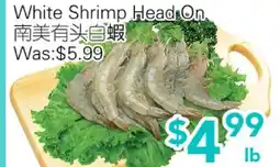 Ample Food Market White Shrimp Head On offer