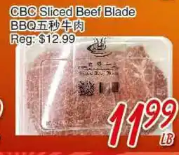 Foody Mart CBC Sliced Beef Blade BBQ offer