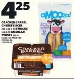 Loblaws Cracker barrel cheese slices offer