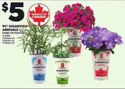 Loblaws PC gigantico annuals offer