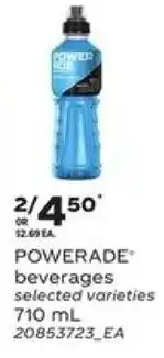 Loblaws Powerade beverages offer
