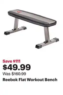 Best Buy Reebok Flat Workout Bench offer