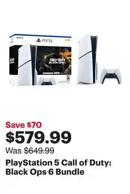 Best Buy PlayStation 5 Call of Duty: Black Ops 6 Bundle offer
