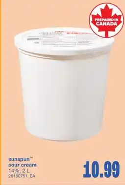 Wholesale Club SOUR CREAM 14%, 2 L offer