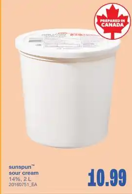 Wholesale Club SOUR CREAM 14%, 2 L offer
