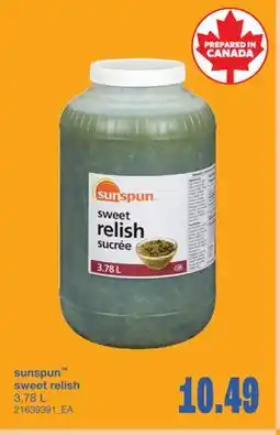 Wholesale Club SWEET RELISH 3.78 L offer