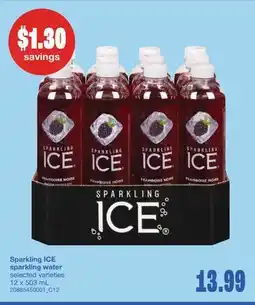 Wholesale Club SPARKLING WATER, 12 x 503 ml offer