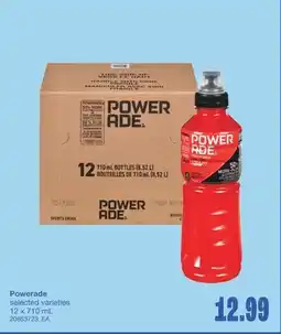 Wholesale Club POWERADE, 12 X 710 ML offer