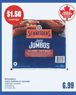 Wholesale Club JUICY JUMBOS OR SAUSAGE offer