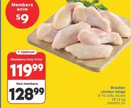 Wholesale Club BRAZILIAN CHICKEN WINGS, 8-10 CT/LB offer