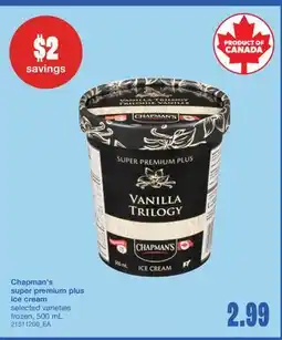 Wholesale Club SUPER PREMIUM PLUS ICE CREAM, 500 ML offer
