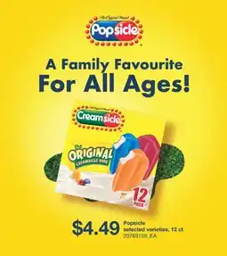 Wholesale Club POPSICLE, 12 ct offer