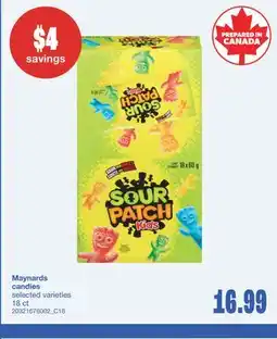 Wholesale Club CANDIES, 18 ct offer