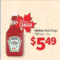 Wholesale Club HEINZ KETCHUP 750 ML – 1 L offer