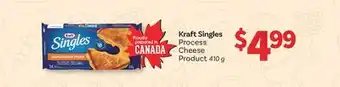 Wholesale Club SINGLES PROCESS CHEESE PRODUCT, 410 G offer