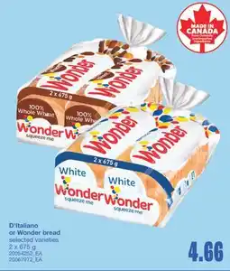 Wholesale Club BREAD, 2 x 675 g offer