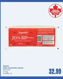 Wholesale Club PIZZA MOZZARELLA CHEESE, 2.4 KG offer