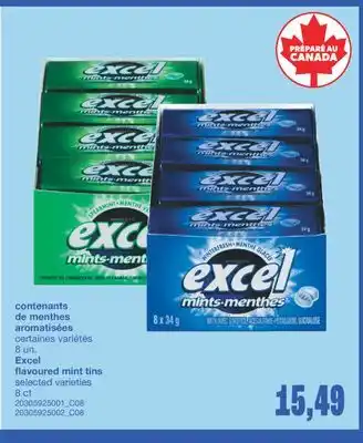 Wholesale Club CONTENANTS DE MENTHES AROMATISÉES, 8 UN offer