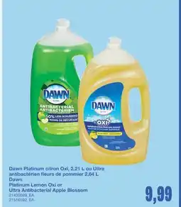 Wholesale Club DAWN PLATINUM CITRON OXI, 2,21 L OU ULTRA ANTIBACTÉRIEN FLEURS DE POMMIER, 2,64 L offer