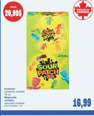 Wholesale Club BONBONS, 18 un offer