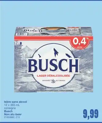 Wholesale Club BIÈRE SANS ALCOOL, 12 X 355 ML offer
