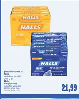 Wholesale Club PASTILLES CONTRE LA TOUX, 20 x 9 ct offer