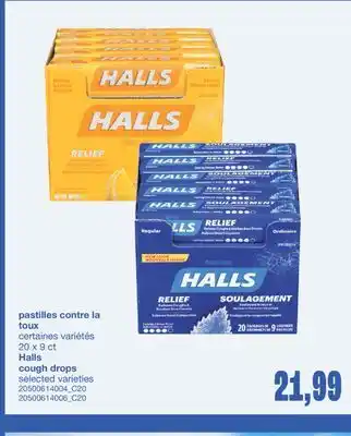 Wholesale Club PASTILLES CONTRE LA TOUX, 20 x 9 ct offer