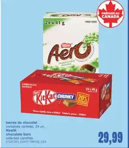 Wholesale Club BARRES DE CHOCOLAT, 24 UN offer