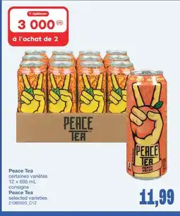 Wholesale Club PEACE TEA, 12 x 695 mL offer
