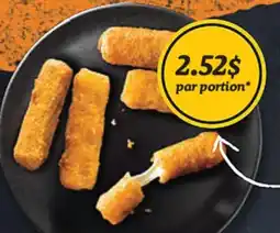 Wholesale Club MCCAINMD BÂTONNETS DE MOZZARELLA PANÉS, (EST 5 PIÈCES) offer