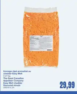 Wholesale Club FROMAGE RÂPÉ AROMATISÉ AU CHEDDAR EASY MELT, 2,27 KG offer