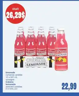 Wholesale Club LIMONADE, 12 X 591 ML offer