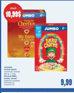 Wholesale Club CÉRÉALES FORMAT GÉANT, 825 g-1,3 kg offer