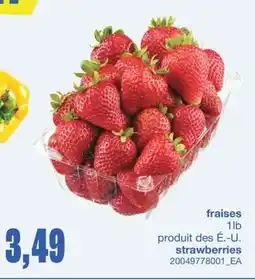 Wholesale Club FRAISES, 1LB offer