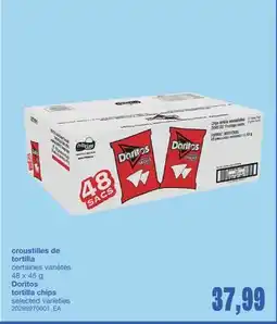 Wholesale Club CROUSTILLES DE TORTILLA, 48 X 45 G offer