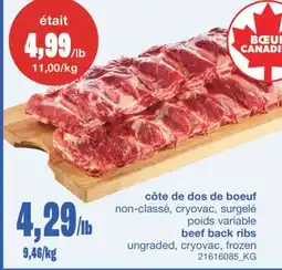 Wholesale Club CÔTE DE DOS DE BOEUF offer