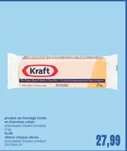 Wholesale Club PRODUIT DE FROMAGE FONDU EN TRANCHES RUBAN, 2 KG offer
