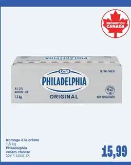 Wholesale Club FROMAGE À LA CRÈME, 1,5 KG offer